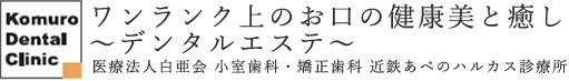 ワンランク上のお口の健康美と癒し～デンタルエステ～