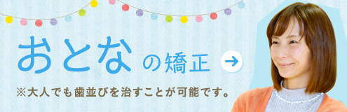 おとなの矯正
